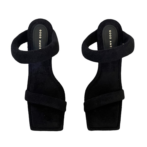 NIB GOOD AMERICAN TERRY SLIP ON SANDALS - Picture 6 of 11